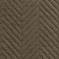 EUROFIRANY PREMIUM Narzuta LEN z tkaniny o strukturze lnu pikowana w wzór jodełki - 170 x 210 cm - ciemnobeżowy 6