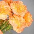 GOŹDZIK kwiat sztuczny dekoracyjny - ∅ 9 x 40 cm - pomarańczowy 2