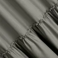 Zasłona LENA z falbaną z tkaniny o płóciennym splocie - 140 x 250 cm - popielaty 12