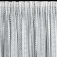 Zasłona ADORA w stylu boho ażurowa zdobiona subtelnymi chwostami - 140 x 270 cm - biały 6