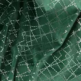 DESIGN 91 Zasłona zaciemniająca MOLY z welwetu ze srebrnym geometrycznym nadrukiem - 140 x 250 cm - zielony 6