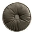 Poduszka w kształcie walca z miękkiego welwetu z wypełnieniem - 20 x 45 cm - beżowy 2