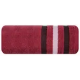EUROFIRANY CLASSIC Ręcznik bawełniany GRACJA z ozdobną bordiurą w pasy - 30 x 50 cm - czerwony 3