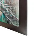 Obraz BRIDGE ręcznie malowany na płótnie - 60 x 60 cm - beżowy 4