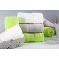 Ręcznik szybkoschnący MODERN z bawełny - 70 x 140 cm - pomarańczowy 2