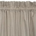 Zasłona NADIA z miękkiego welwetu ze złotym marmurowym wzorem - 140 x 300 cm - beżowy 11