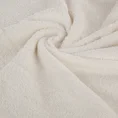 Ręcznik RENI o klasycznym designie z bordiurą w formie trzech tkanych paseczków - 50 x 90 cm - kremowy 5