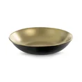 Misa ceramiczna EBRU czarno-złota - ∅ 35 x 8 cm - czarny 2