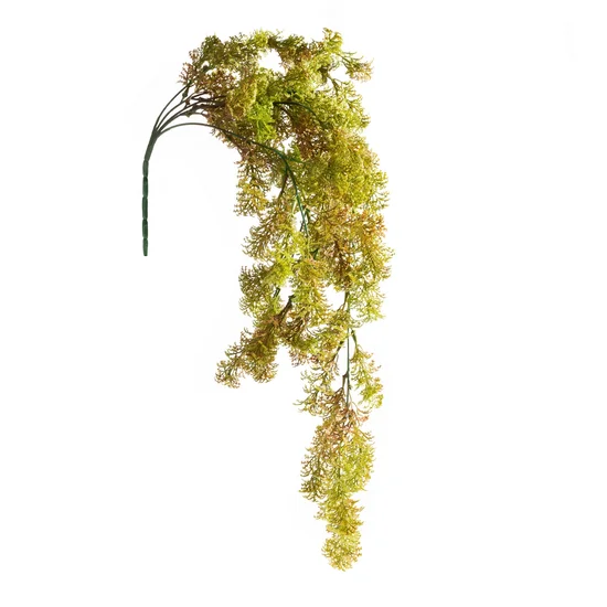 GIRLANDA ZWISAJĄCA - DROBNE LISTECZKI, BLUSZCZ kwiat sztuczny dekoracyjny - 73 cm - zielony