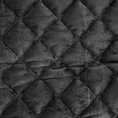 EUROFIRANY PREMIUM narzuta  z  welwetu pikowana metodą tradycyjnego szycia - 170 x 210 cm - czarny 4