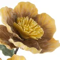 DALIA kwiat dekoracyjny na gałązce z plastycznej pianki foamiran - ∅ 18 x 60 cm - jasnobrązowy 2