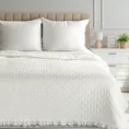 EUROFIRANY CLASSIC Narzuta obszyta falbaną pikowana techniką hot press - 170 x 210 cm - kremowy 1