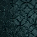 Narzuta o strukturze futra z wytłaczanym geometrycznym wzorem - 70 x 160 cm - turkusowy 4