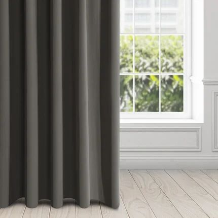 Zasłona zaciemniająca typu blackout gładka, półmatowa Zasłona zaciemniająca typu blackout gładka, półmatowa - 135 x 270 cm