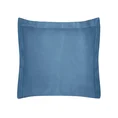 NOVA COLOUR Poszewka na poduszkę bawełniana z satynowym połyskiem - 40 x 40 cm - ciemnoniebieski 1