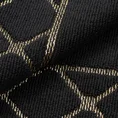 Dywanik łazienkowy MARTHA z bawełny, dobrze chłonący wodę z geometrycznym wzorem wykończony błyszczącą nicią - 50 x 70 cm - czarny 5