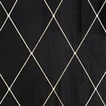 PIERRE CARDIN Zasłona MARGO z francuskiego welwetu zdobiona haftem w romby - 140 x 250 cm - czarny 14