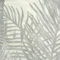 Koc AKRYL 10 miękki i jedwabisty w dotyku koc z motywem liści palmowych - 150 x 200 cm - biały 4