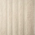 Ręcznik klasyczny podkreślony żakardową bordiurą w pasy - 70 x 140 cm - beżowy 2
