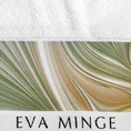 EVA MINGE Ręcznik SOPHIA z bordiurą zdobioną designerskim nadrukiem - 70 x 140 cm - biały 2