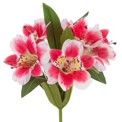 RODODENDRON sztuczny kwiat dekoracyjny o płatkach z jedwabistej tkaniny RODODENDRON sztuczny kwiat dekoracyjny o płatkach z jedwabistej tkaniny - 48 cm