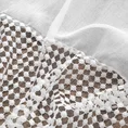 Firana GRACE z pasem ażurowego haftu oraz lekkiej etaminy - 135 x 250 cm - biały 6