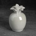 Ananas - figurka ceramiczna SIMONA z perłowym połyskiem - ∅ 9 x 14 cm - perłowy 1