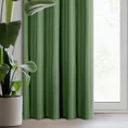 Zasłona jednokolorowa RITA z gładkiej tkaniny - 140 x 270 cm - zielony 1