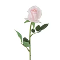 RÓŻA kwiat sztuczny dekoracyjny - 54 cm - jasnoróżowy 1