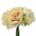 PEONIA - PIWONIA bukiet, kwiat sztuczny dekoracyjny - ∅ 26 x 31 cm - kremowy 1