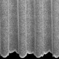 Tkanina firanowa o żakardowej strukturze w drobny wzór - 250 cm - biały 3
