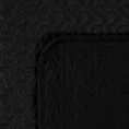 Narzuta świąteczna EVE z miękkiego welwetu z motywem złocistej choinki - 220 x 240 cm - czarny 3