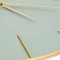 Duży zegar ścienny w stylu nowoczesnym z miętowym cyferblatem, 60 cm średnicy - 60 x 4 x 60 cm - miętowy 2
