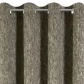 Zasłona tkana HARRIET z grubszej tkaniny melanż w stylu eko - 140 x 250 cm - czarny 4