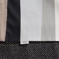 Komplet ekskluzywnej pościeli ESPRIT 04 z makosatyny bawełnianej z nadrukiem w pasy, dwustronna - 160 x 200 cm - beżowy 8