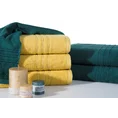 Ręcznik klasyczny z bordiurą podkreśloną delikatnymi paskami - 70 x 140 cm - turkusowy 4