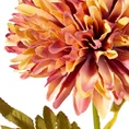 CHRYZANTEMA sztuczny kwiat dekoracyjny z płatkami z jedwabistej tkaniny - ∅ 12 x 63 cm - żółty 2