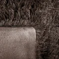 Narzuta LETTIE z miękkiego i przyjemnego w dotyku ekologicznego futerka z długim włosem - 170 x 210 cm - brązowy 4