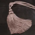 Dekoracyjny sznur do upięć z chwostem - dł. 76 cm - różowy 1