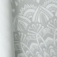 DIVA LINE Komplet pościeli z wysokogatunkowej satyny bawełnianej TOLEDO z nadrukiem - 220 x 200 cm, 2 szt. 70 x 80 cm - jasnoszary/biały 2