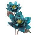 Kwiat dekoracyjny z pianki foamirian, kwiat syntetyczny - ∅ 20 x 84 cm - granatowy 1