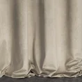 Zasłona ARIANA z miękkiego welwetu z ozdobnym pasem z lśniącymi drobinkami - 140 x 250 cm - beżowy 3