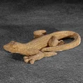 Figurka dekoracyjna ELDO o drobnym strukturalnym wzorze - 19 x 10 x 4 cm - złoty 1