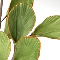 Gałązka z liśćmi - sztuczny kwiat dekoracyjny z pianki foamirian - 100 cm - zielony 2