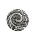Kula PETRA z porcelany zdobiona kryształami - ∅ 9 x 9 cm - srebrny 1