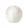 Kula ceramiczna ASLI z efektem przecieranego drzewa - ∅ 13 x 12 cm - biały 2