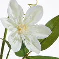 PNĄCZE POWOJNIK sztuczny kwiat dekoracyjny z płatkami z jedwabistej tkaniny - 85 cm - kremowy 2