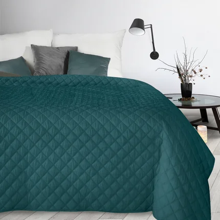 DESIGN 91 Narzuta ALARA 3 z geometrycznym wzorem wytłaczanym techniką hot press DESIGN 91 Narzuta ALARA 3 z geometrycznym wzorem wytłaczanym techniką hot press - 220 x 240 cm