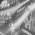 Zasłona CHILL z miękkiego welwetu ze srebrnym nadrukiem - 140 x 250 cm - szary 6