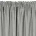 Zasłona LENA z falbaną z tkaniny o płóciennym splocie - 140 x 300 cm - srebrny 6